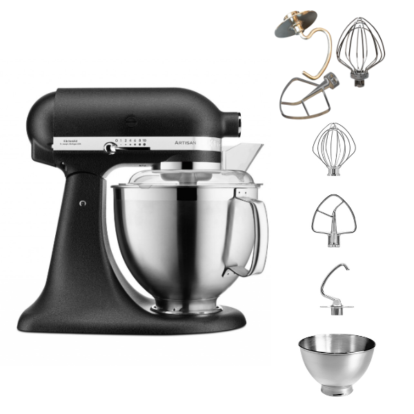 KitchenAid 4,8 L 5KSM185 Artisan Küchenmaschine Tschimmlover TschimmWhip,TschimmHook,TschimmBeat