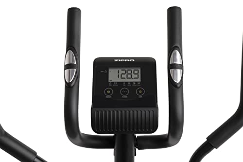 Zipro Crosstrainer Burn Gold, Ellipsentrainer bis zu 120 kg, Crosstrainer für Zuhause, Cardio Trainingsgerät, Exercise Machines, Heimtrainer, 8 Widerstandsstufen