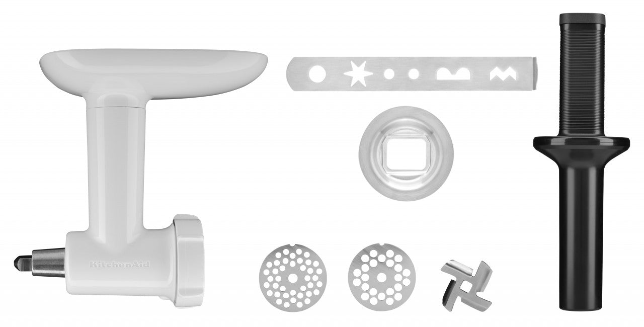 KitchenAid Fleischwolf Set 5KSMFGA mit Spritzgebäckvorsatz Gr. 5 KCCA
