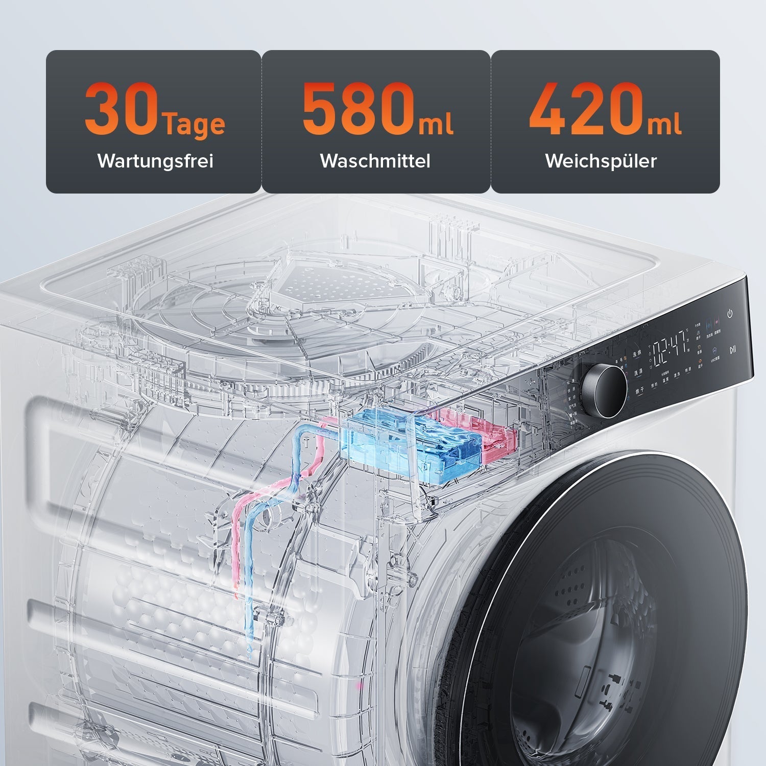 Roborock Zeo Lite Waschtrockner mit der Zeo-Cycle® Trocknungstechnologie