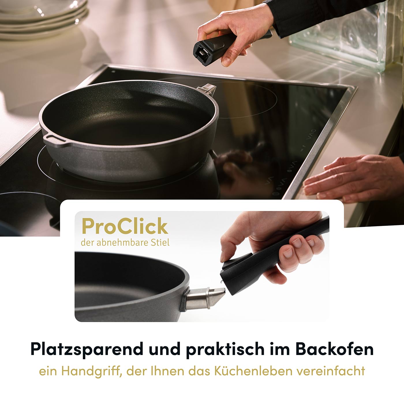 Schnitzelpfanne I Fischpfanne oval 38x28 cm I Deckel optional
