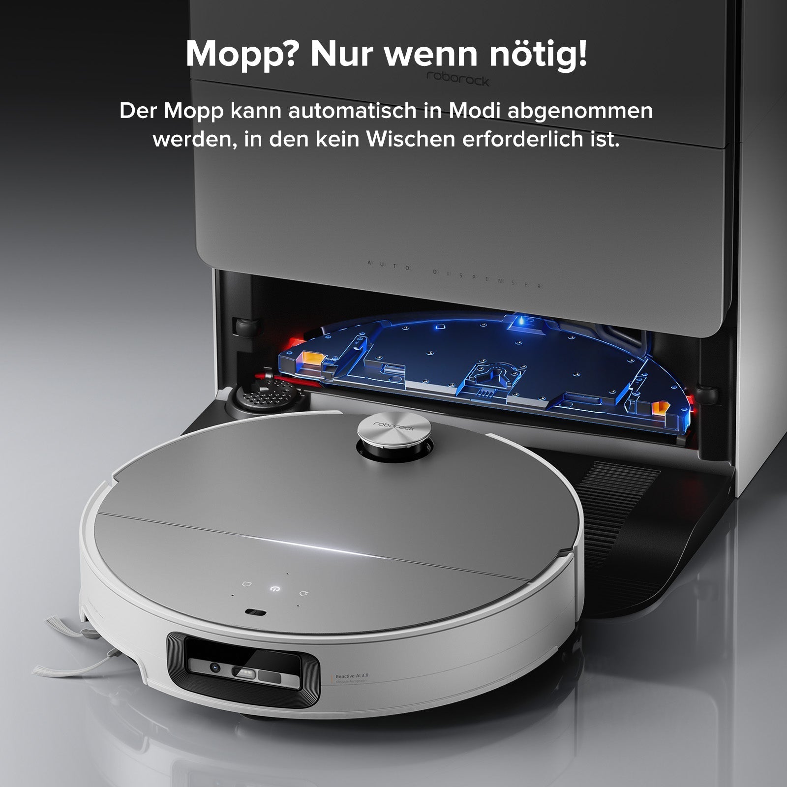 Roborock Saros 10 Saugroboter mit Dual Anti-Tangle System