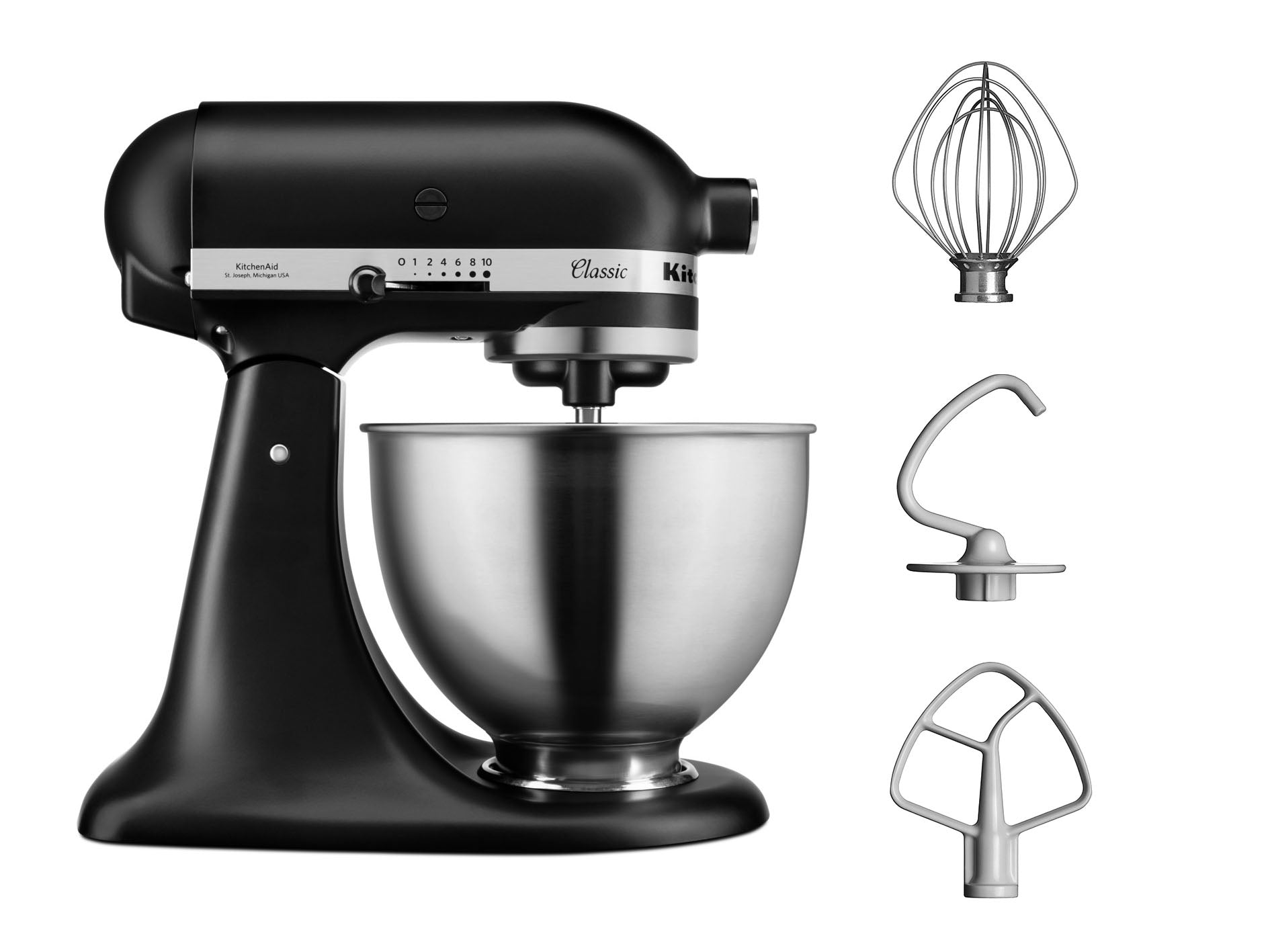 KitchenAid 4,3 L 5K45SS Classic Küchenmaschine