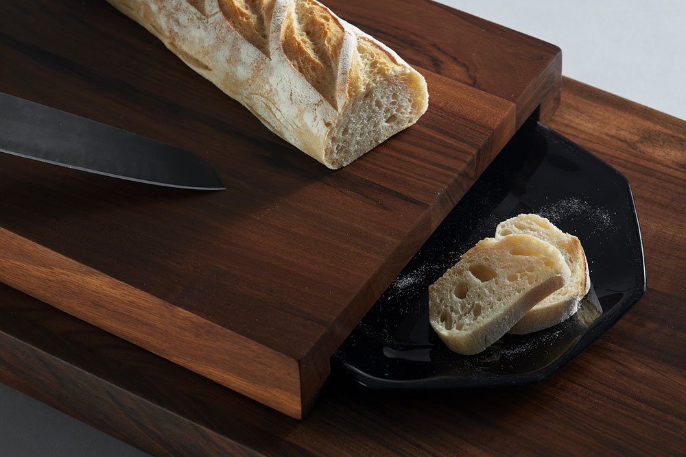 BREKA Schneidebrett klein Walnuss