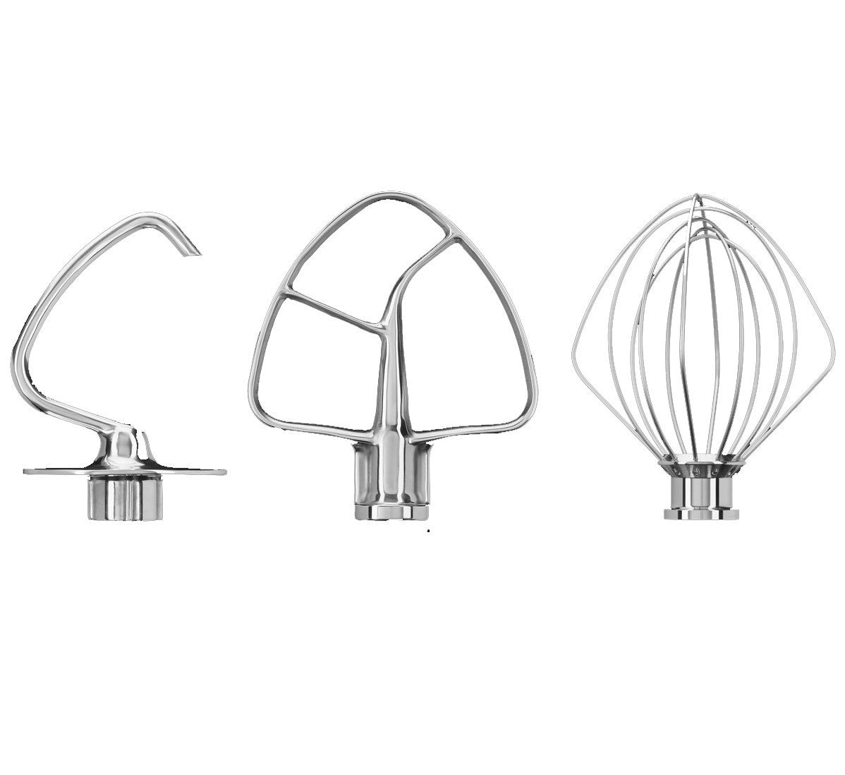 KitchenAid 4,8 L 5KSM175 Artisan Küchenmaschine Steellover mit Edelstahl-Werkzeugen