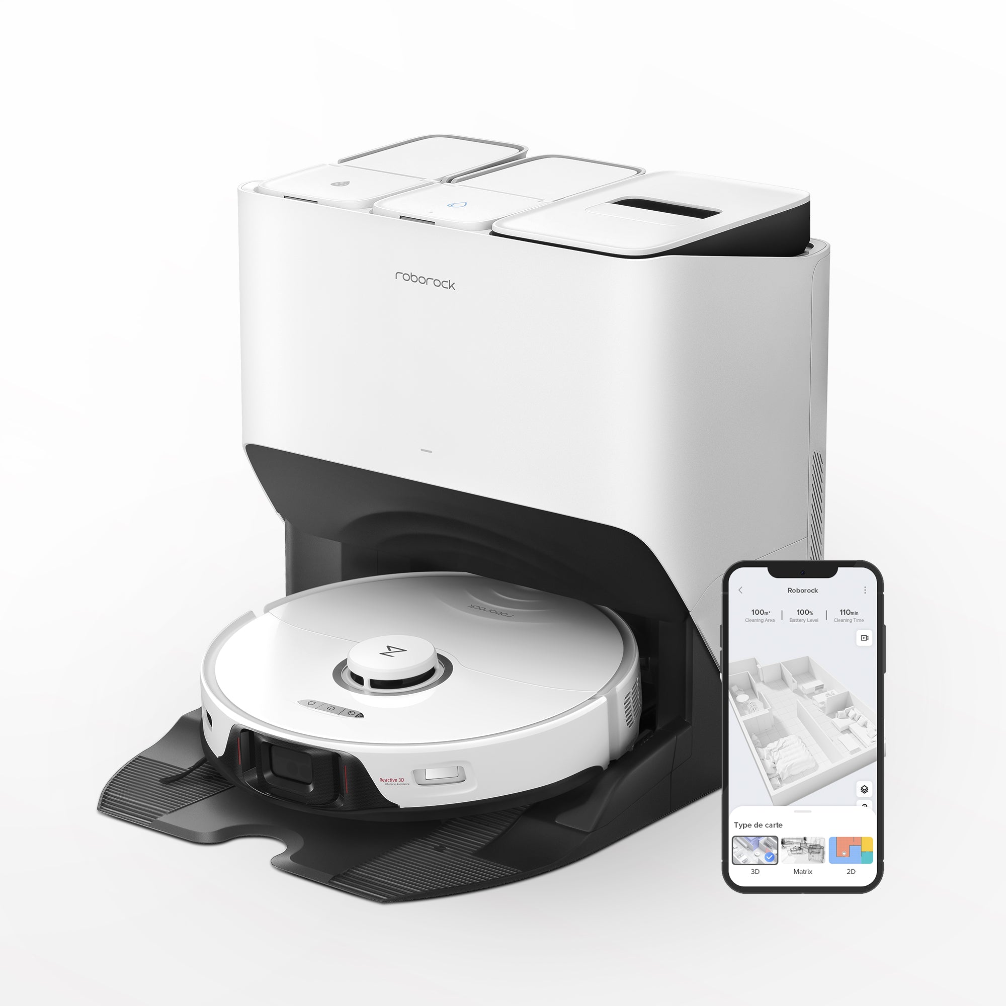 Roborock S8 Pro Ultra Saugroboter mit RockDock® Ultra