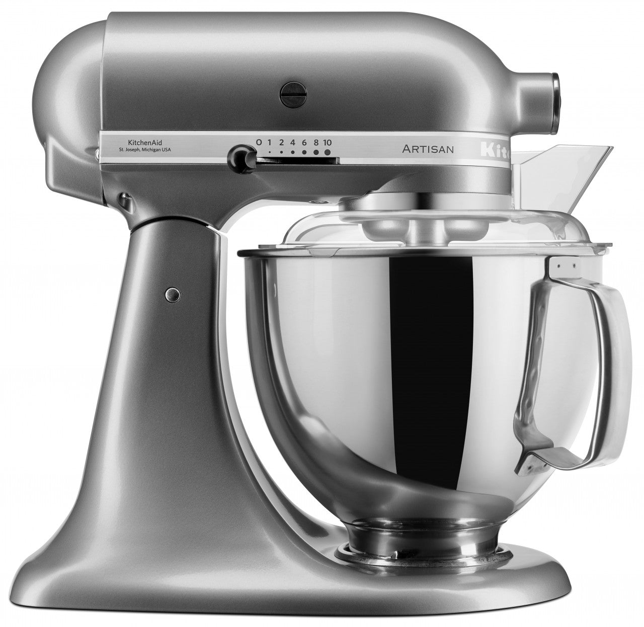 KitchenAid 4,8 L 5KSM175 Artisan Küchenmaschine Beginnerset mit Gemüseschneider