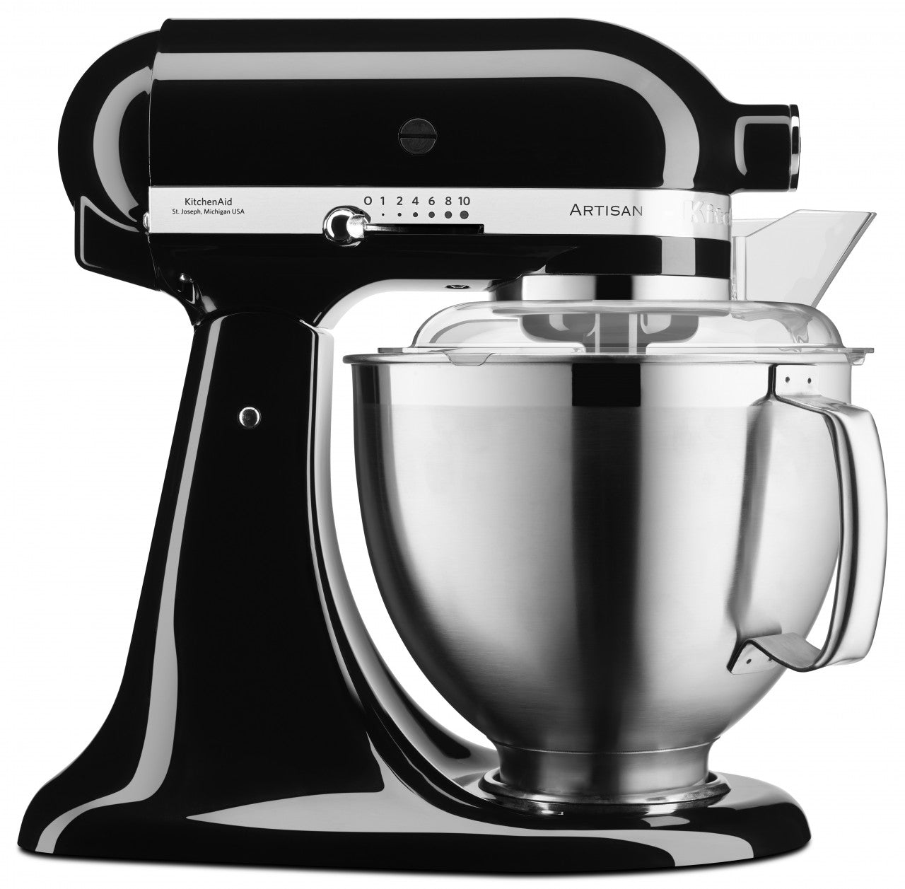 KitchenAid 4,8 L 5KSM185 Artisan Küchenmaschine Beginnerset Artisan Gemüseschneider+Flexirührer