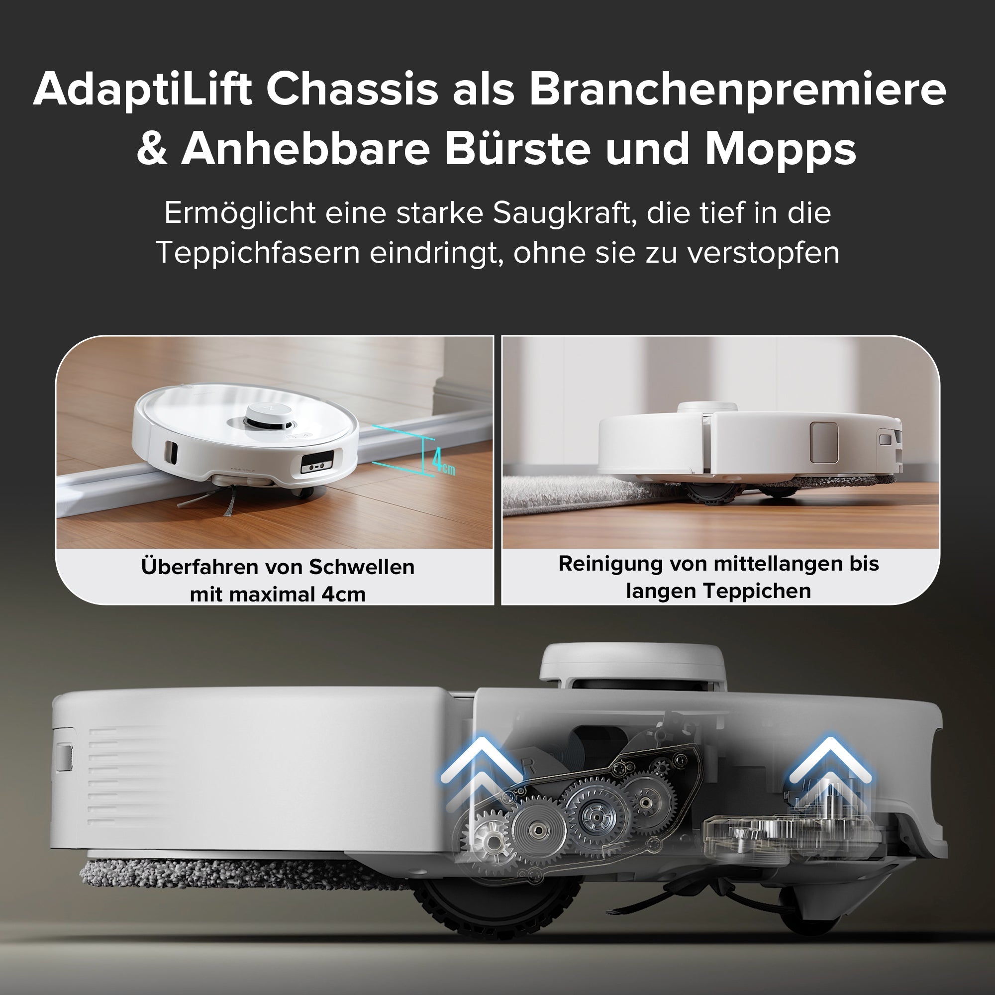 Roborock Qrevo Curv Saugroboter mit Multifunktions-Dockingstation 3.0