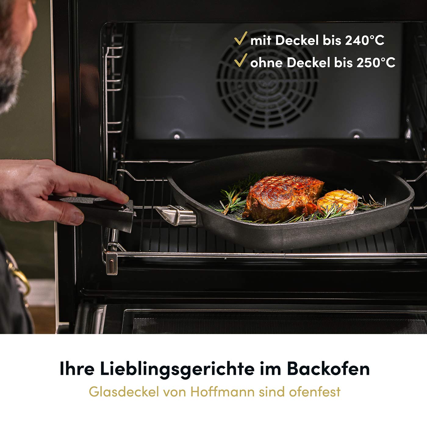 Schnitzelpfanne I Fischpfanne oval 38x28 cm I Deckel optional