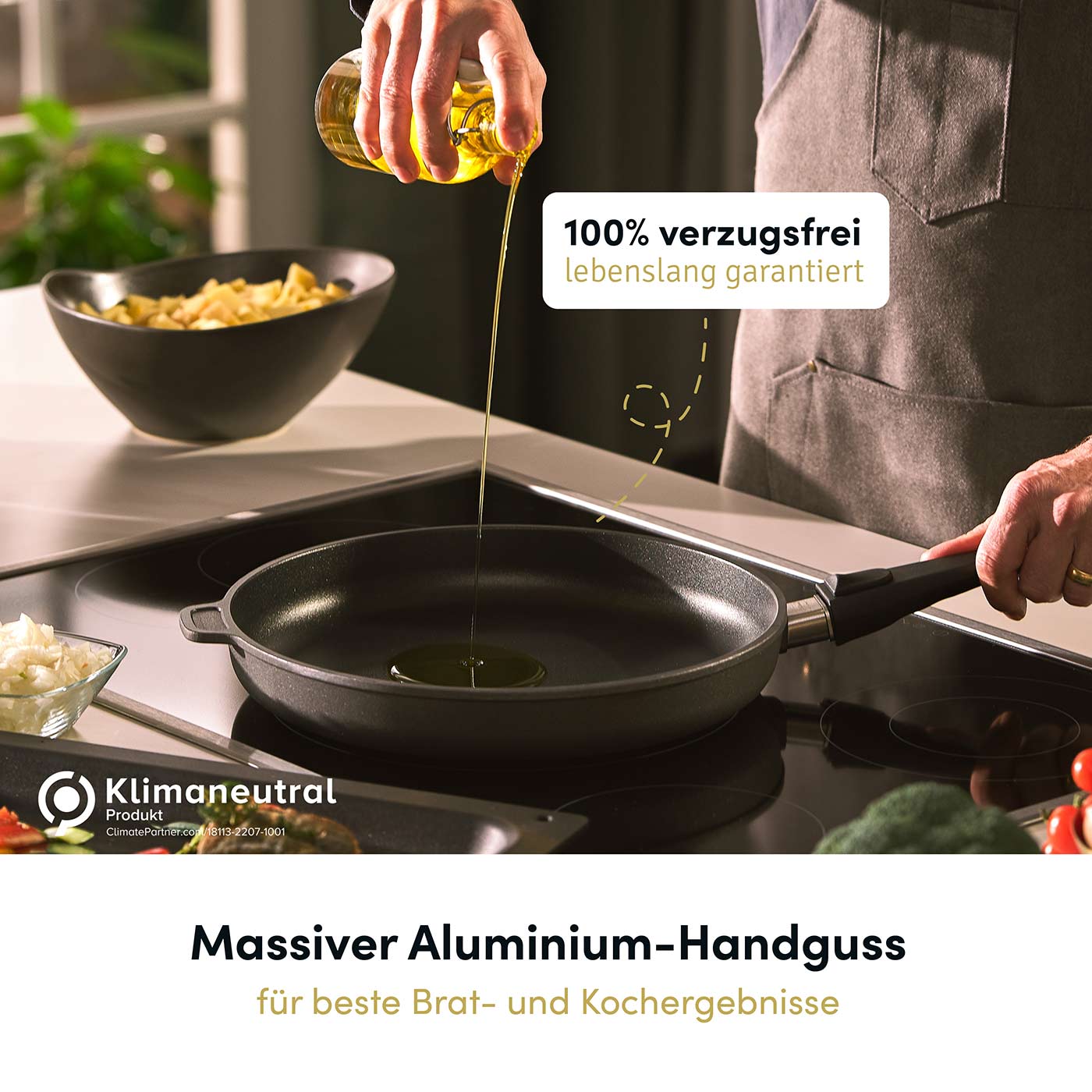 Wok Ø 32 cm I Deckel optional